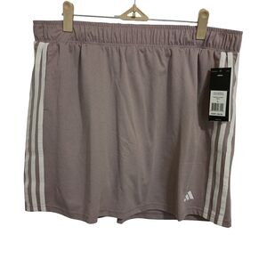 Adidas Lavender Skirt with White Stripes